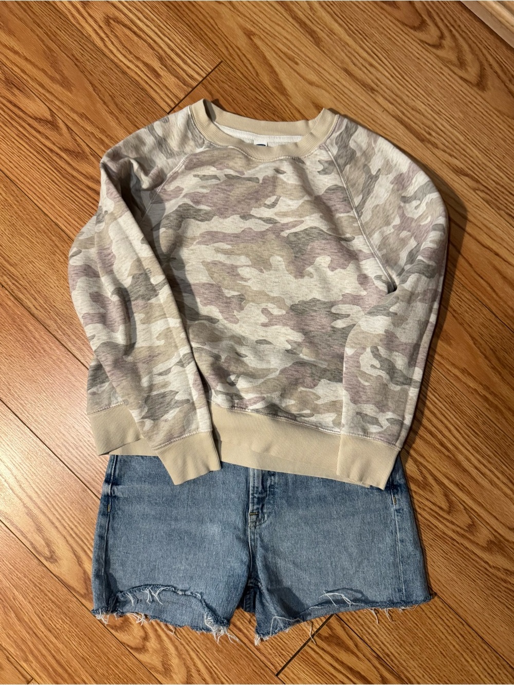 Women’s Shorts/Long Sleeve Top Outfit